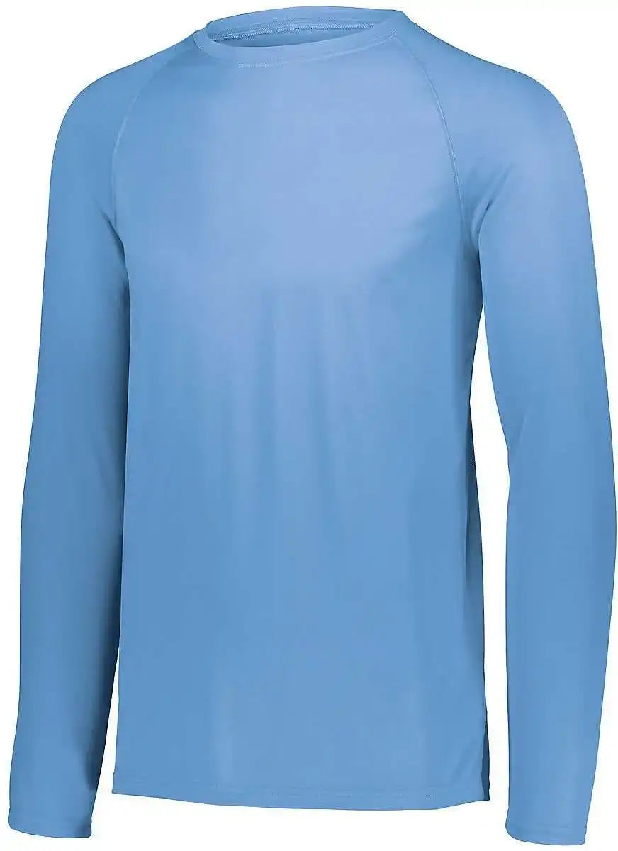 Augusta 2796 Youth Attain Wicking Long Sleeve Shirt - Columbia Blue