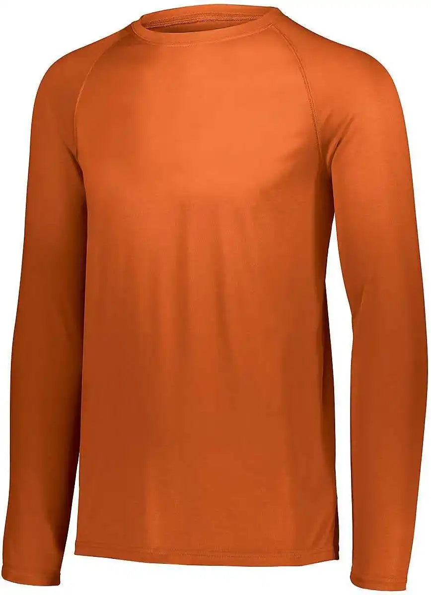 Augusta 2796 Youth Attain Wicking Long Sleeve Shirt - Orange