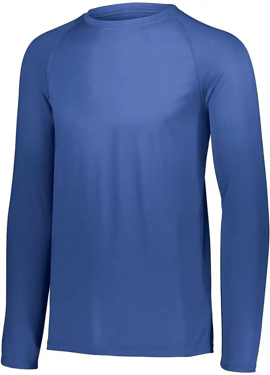 Augusta 2796 Youth Attain Wicking Long Sleeve Shirt - Royal