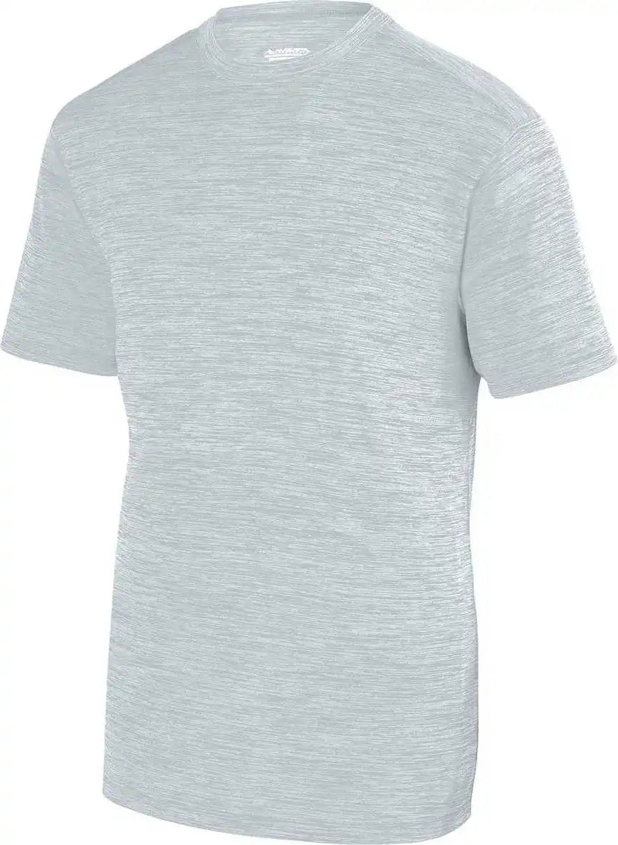 Augusta 2901 Youth Shadow Tonal Heather Training Tee Silver