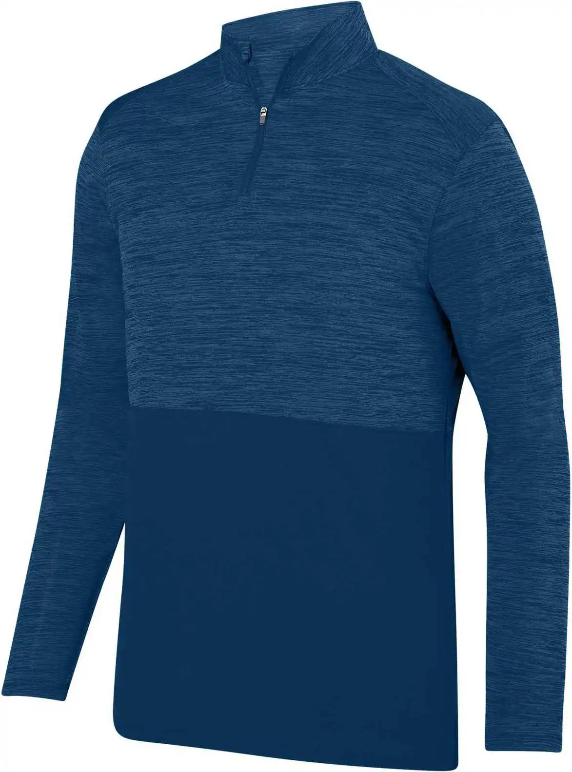 Augusta 2908 Shadow Tonal Heather 1/4 Zip Pullover Navy