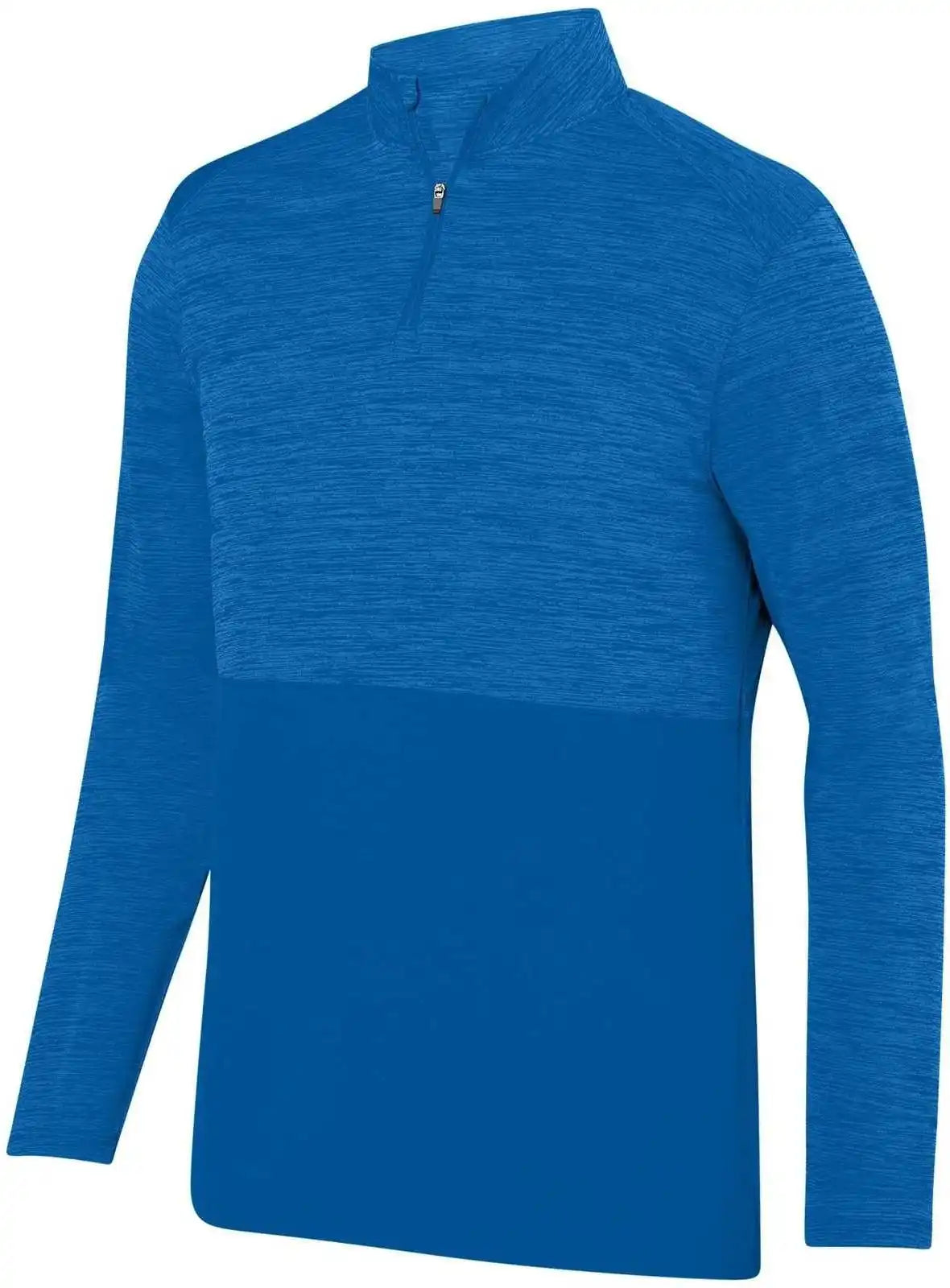 Augusta 2908 Shadow Tonal Heather 1/4 Zip Pullover Royal