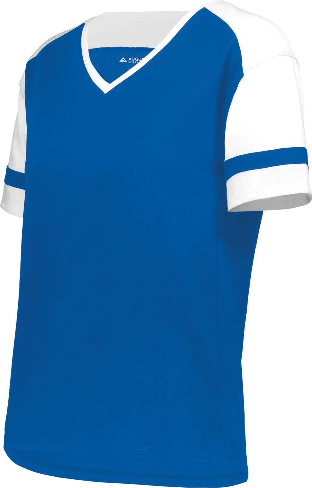 Augusta 2915 Girls Fanatic 2.0 Tee - Royal White