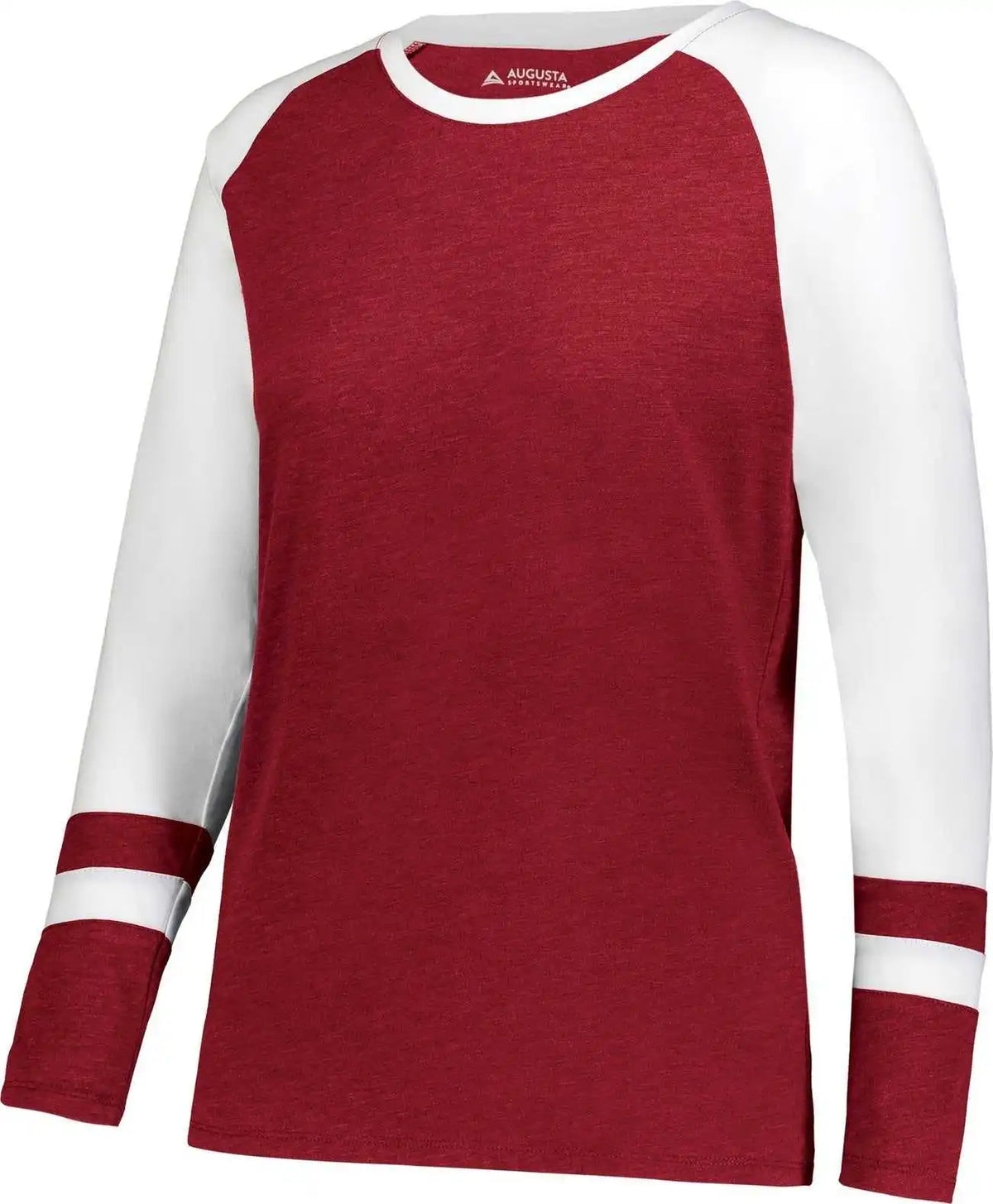 Augusta 2917 Ladies Fanatic 2.0 Long Sleeve Tee - Scarlet White