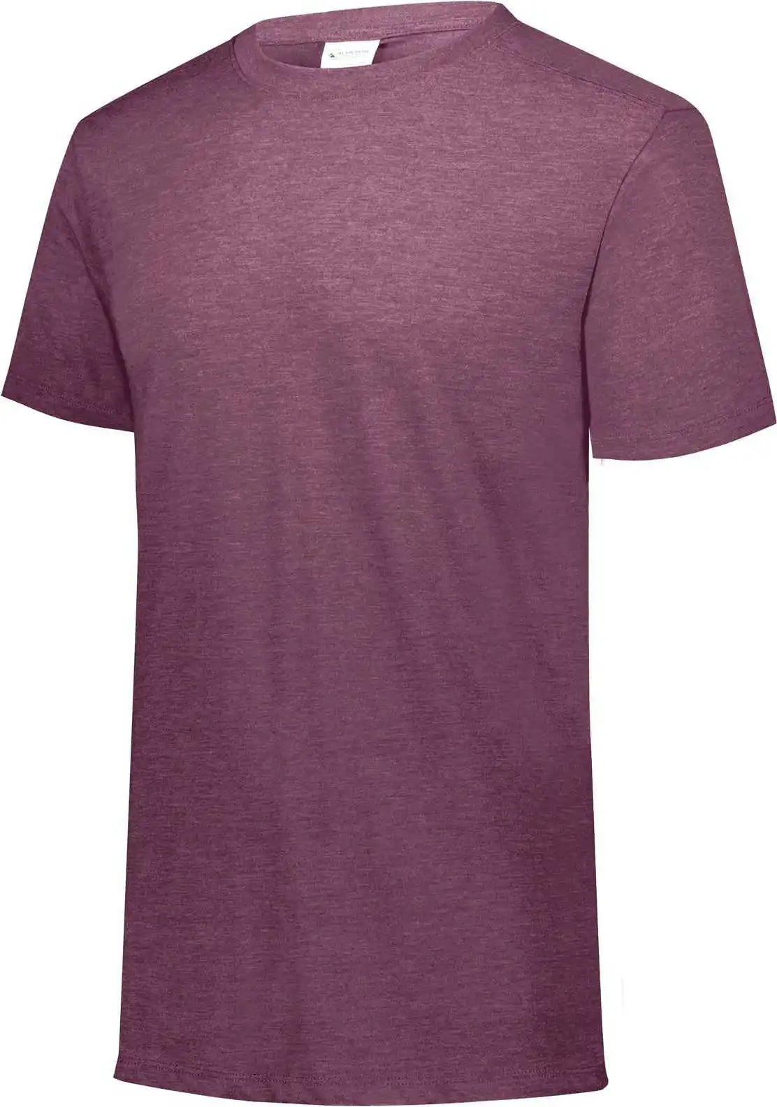 Augusta 3065 Tri-blend T-shirt - Maroon Heather