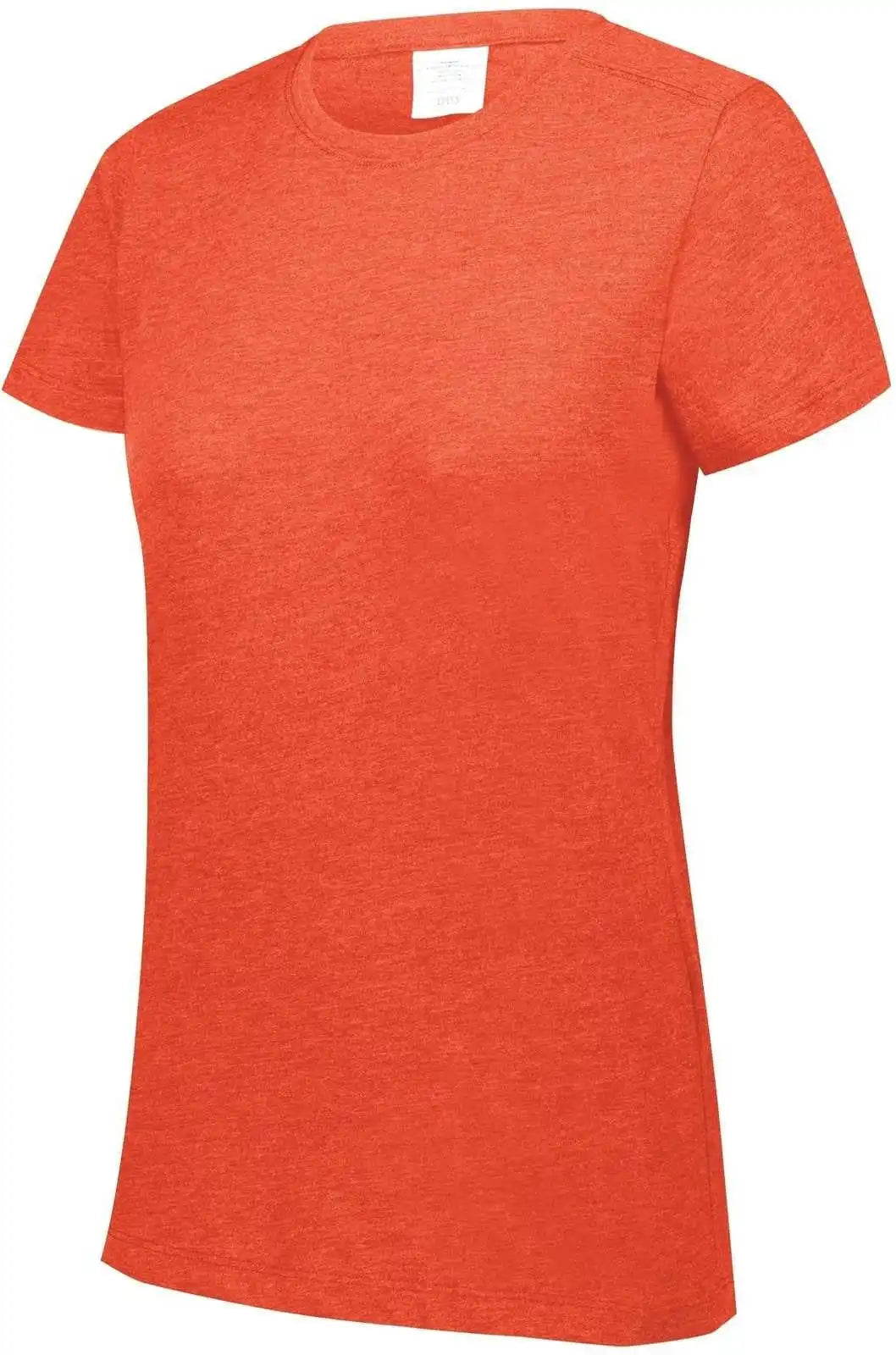 Augusta 3067 Ladies Tri Blend t Shirt Orange Heather