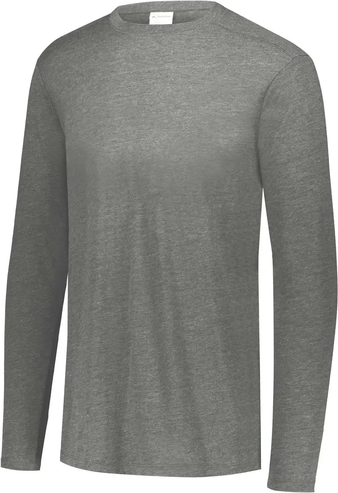 Augusta 3076 Youth Tri-blend Long Sleeve Crew - Grey Heather