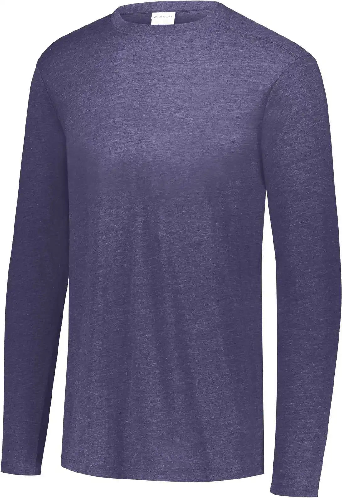 Augusta 3076 Youth Tri-blend Long Sleeve Crew - Navy Heather