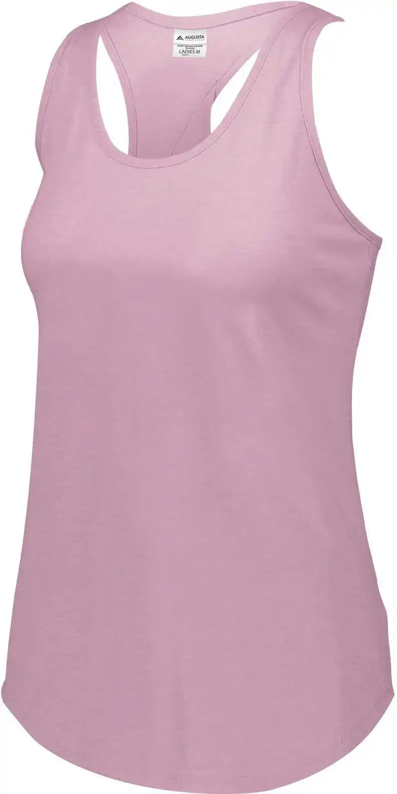 Augusta 3078 Ladies Lux Tri-blend Tank - Dusty Rose Heather
