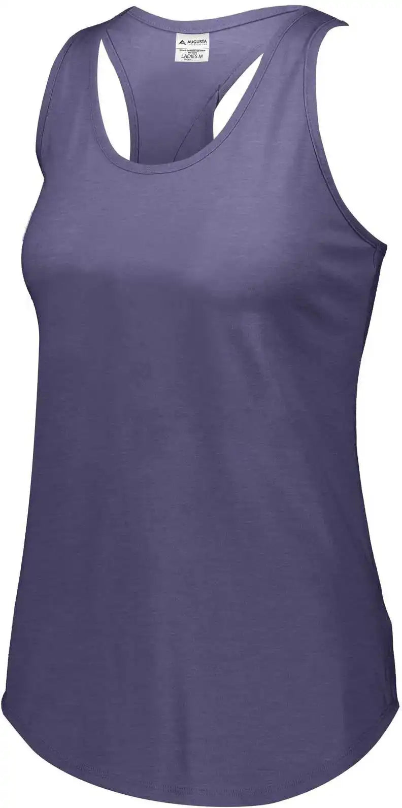 Augusta 3078 Ladies Lux Tri-blend Tank - Navy Heather