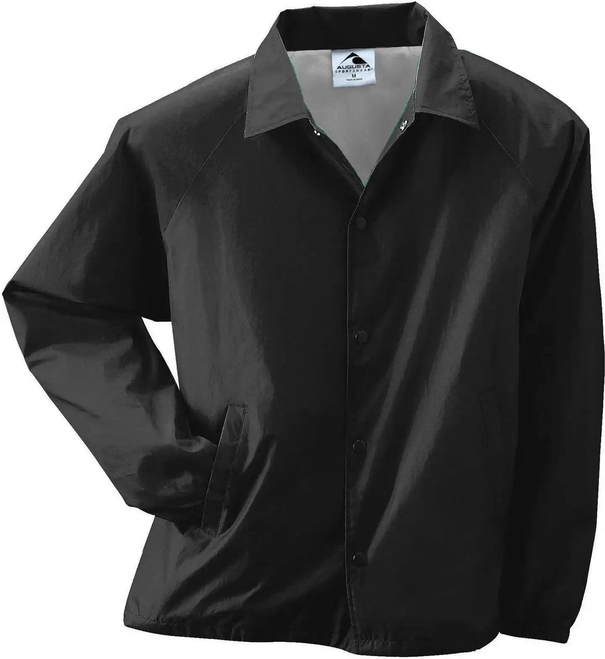 Augusta 3100 Nylon Coach’s Jacket/lined Black