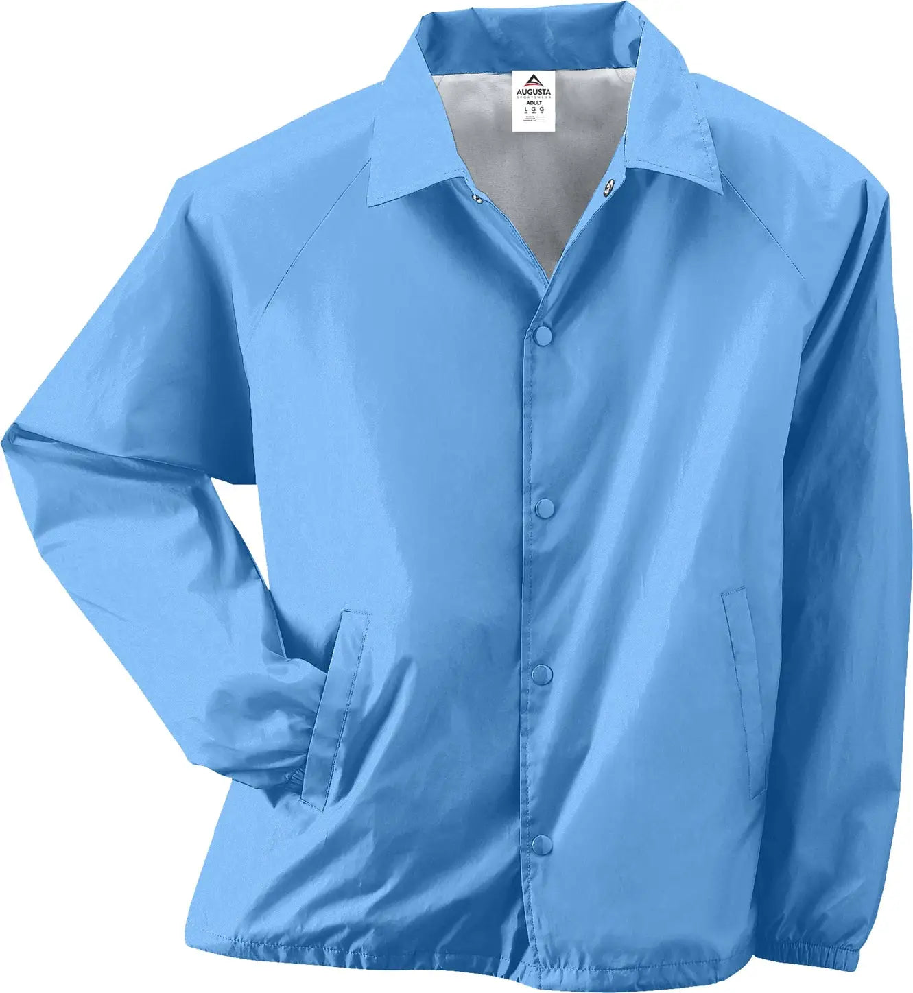 Augusta 3100 Nylon Coach’s Jacket/lined - Columbia Blue - Adult s