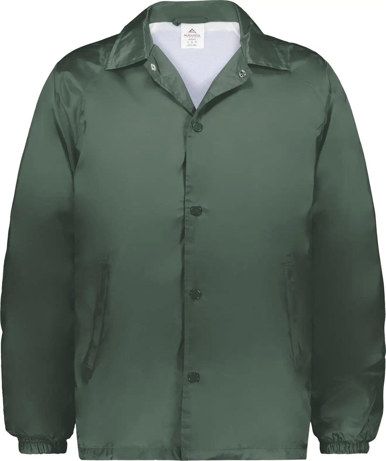 Augusta 3100 Nylon Coach’s Jacket/lined - Dark Green - Forest / Adult s
