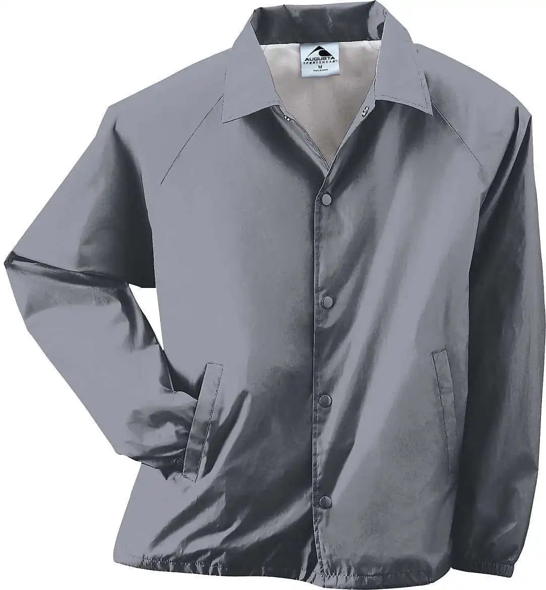 Augusta 3100 Nylon Coach’s Jacket/lined Graphite