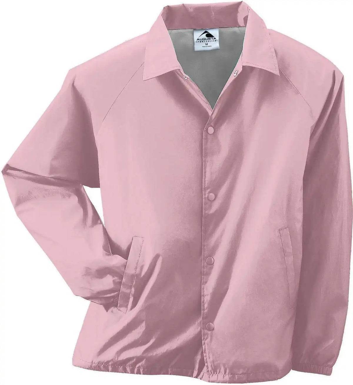 Augusta 3100 Nylon Coach’s Jacket/lined Light Pink
