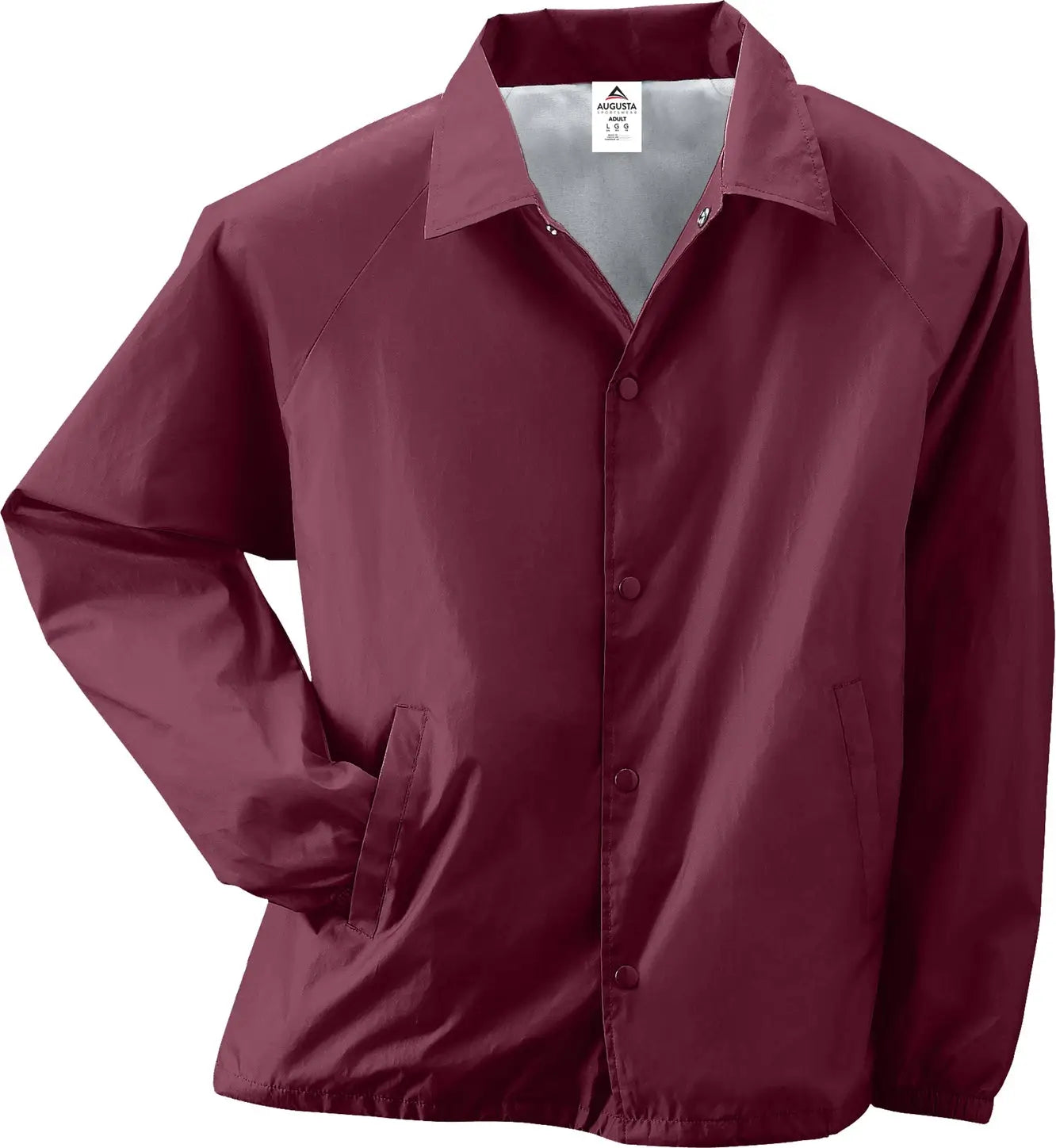 Augusta 3100 Nylon Coach’s Jacket/lined - Maroon