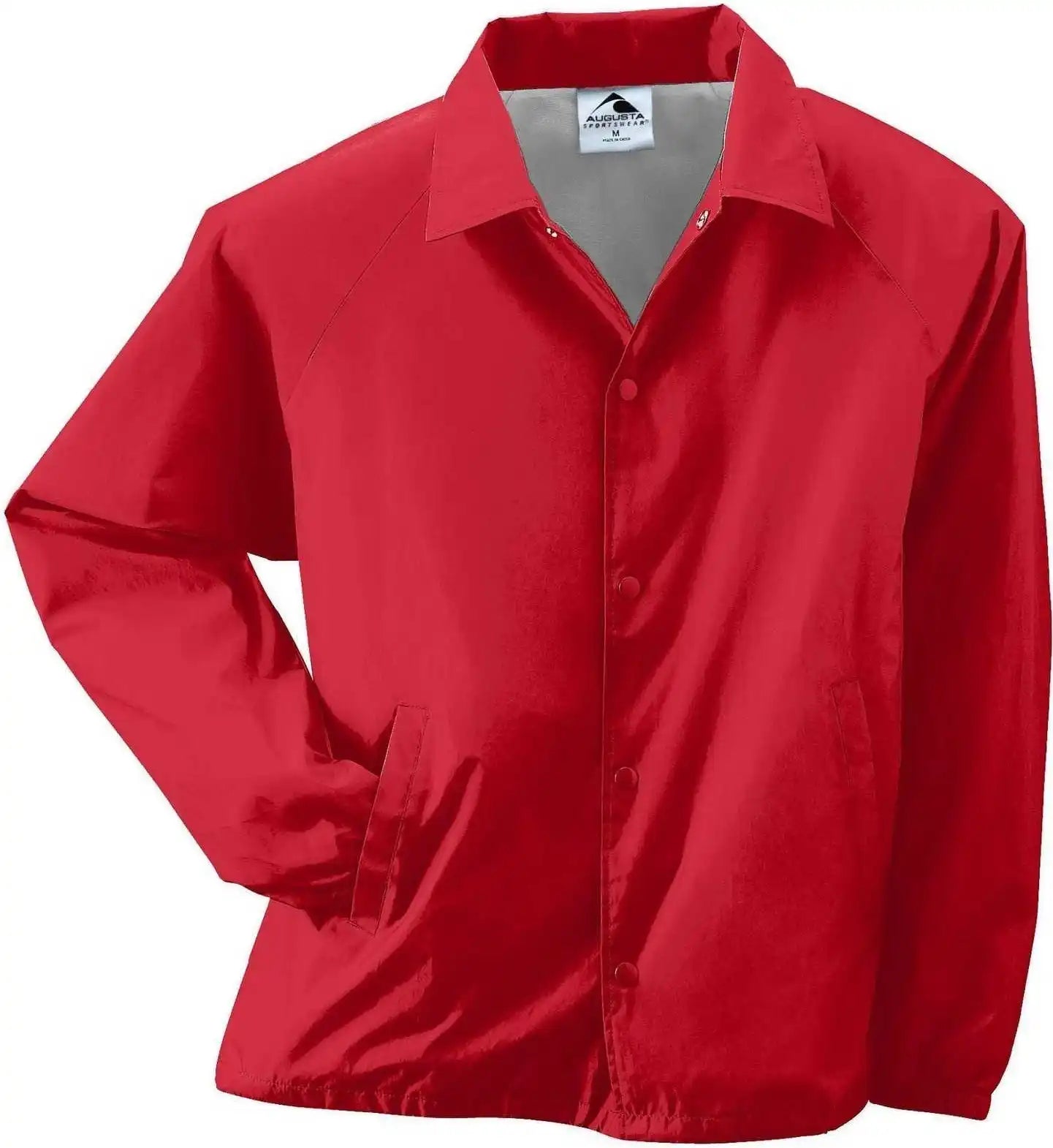 Augusta 3100 Nylon Coach’s Jacket/lined - Red