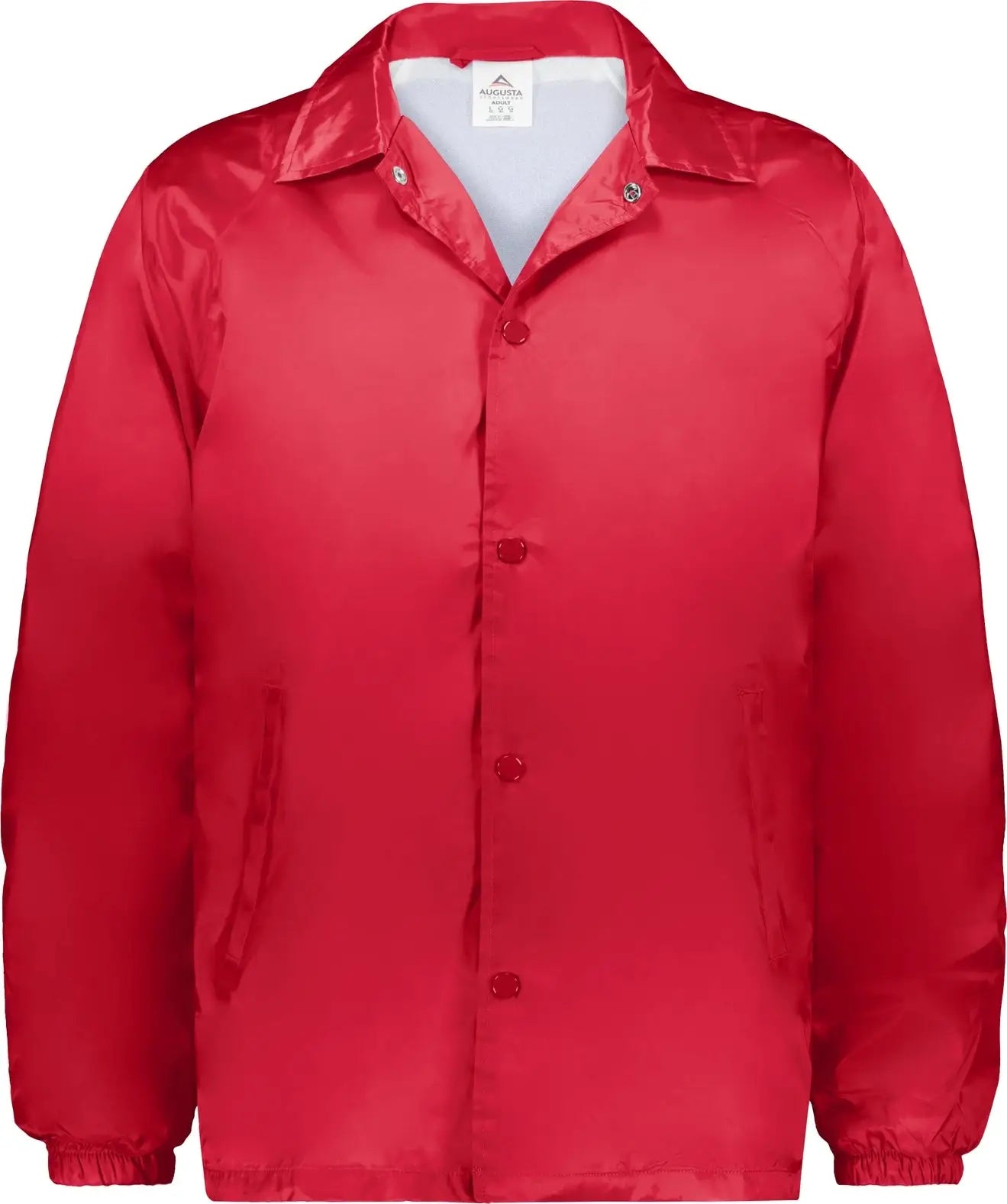 Augusta 3100 Nylon Coach’s Jacket/lined - Red - Adult s