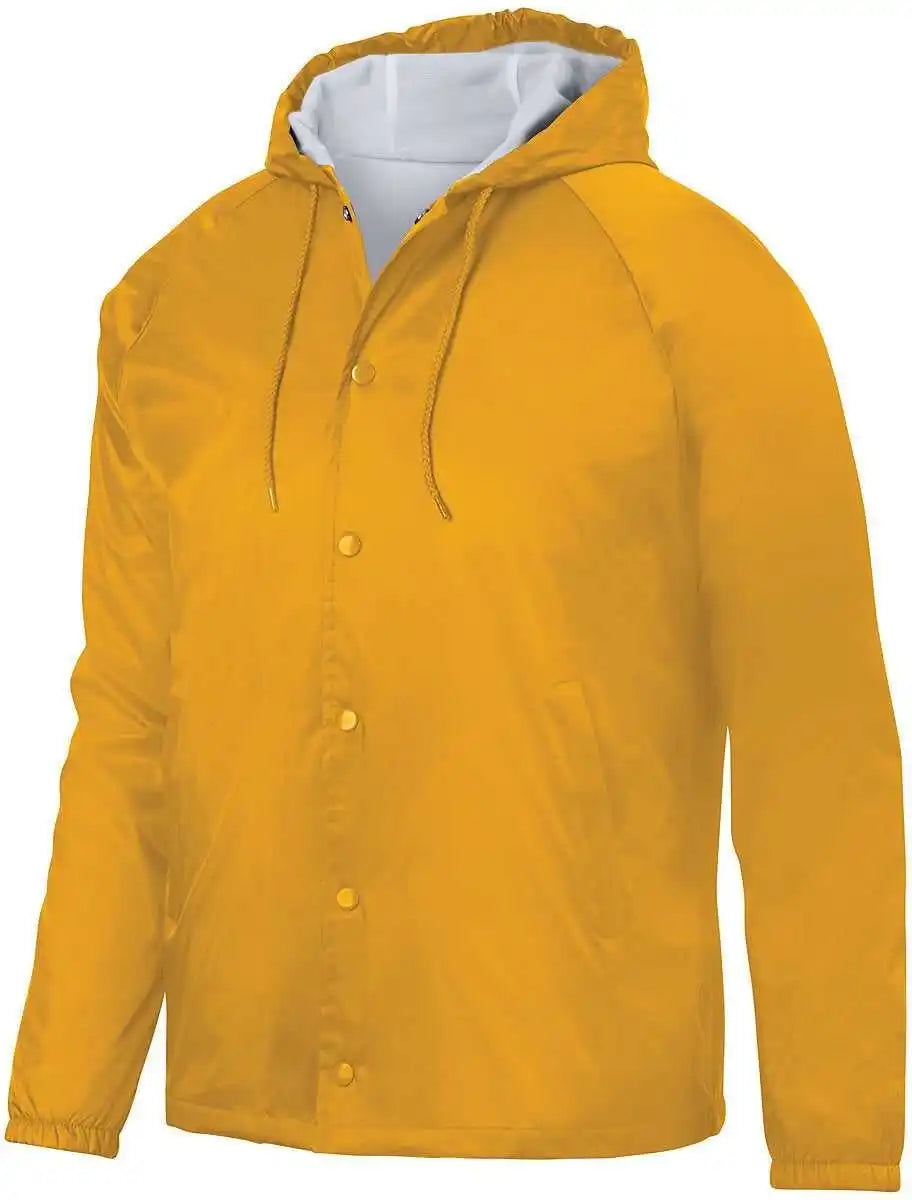 Augusta 3102 Hooded Coach’s Jacket - Gold