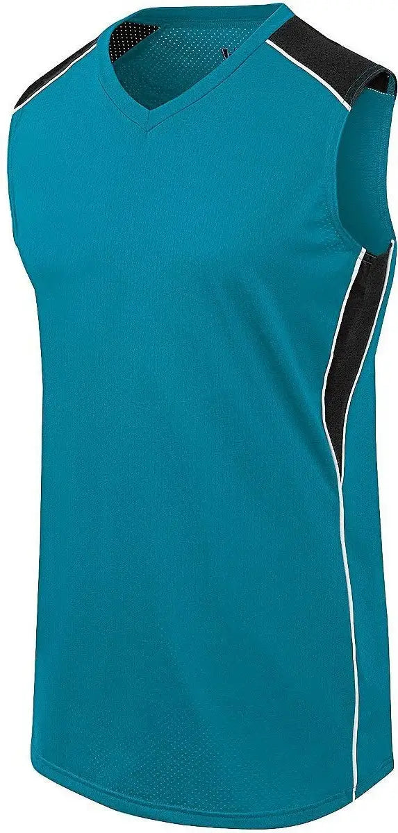 Augusta 312162 Wmns Dynamite Sb Jersey - Teal Black White - Ladies s