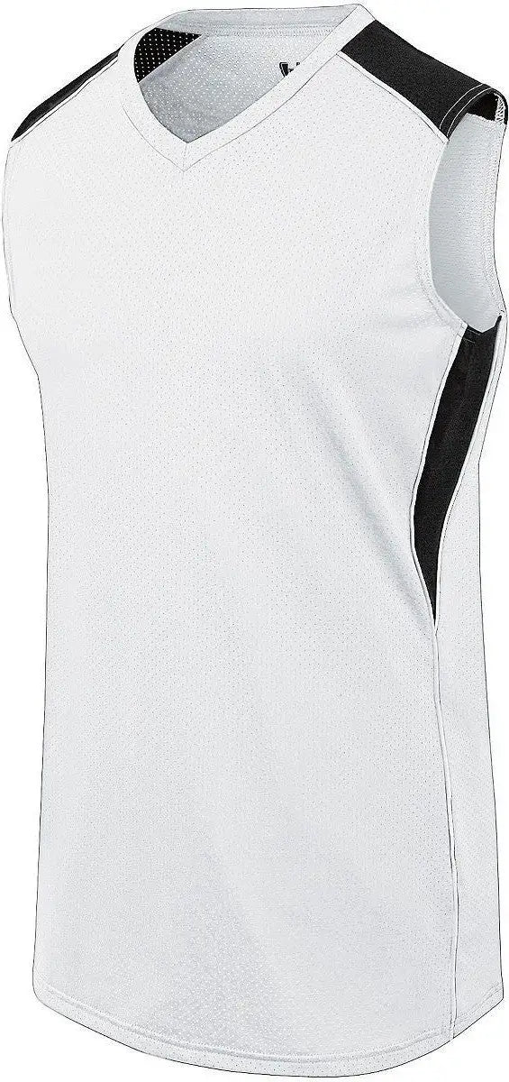 Augusta 312162 Wmns Dynamite Sb Jersey - White Black - Ladies s