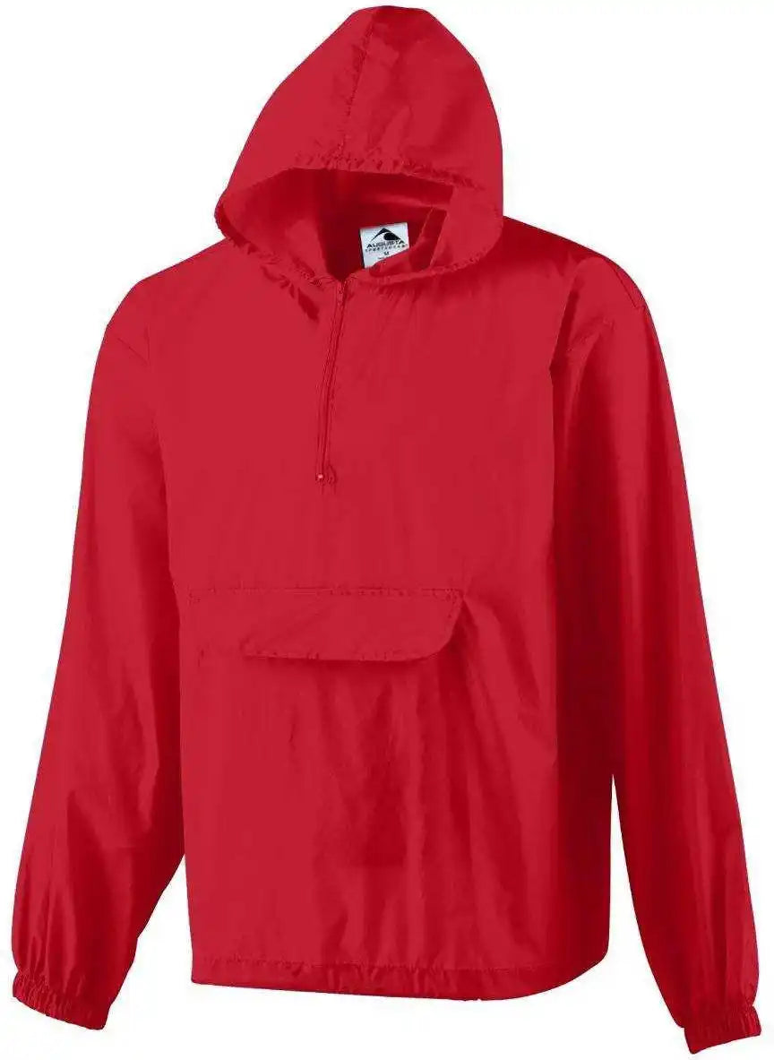 Augusta 3130 Pullover Jacket in a Pocket Red