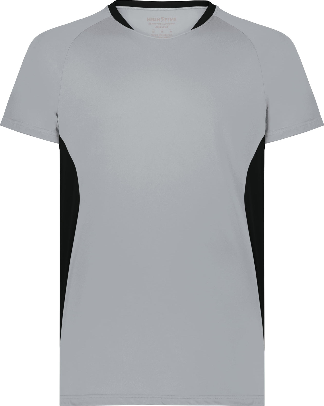 Augusta 322240 Octane Jersey - Silver Black - Light Gray / Adult s