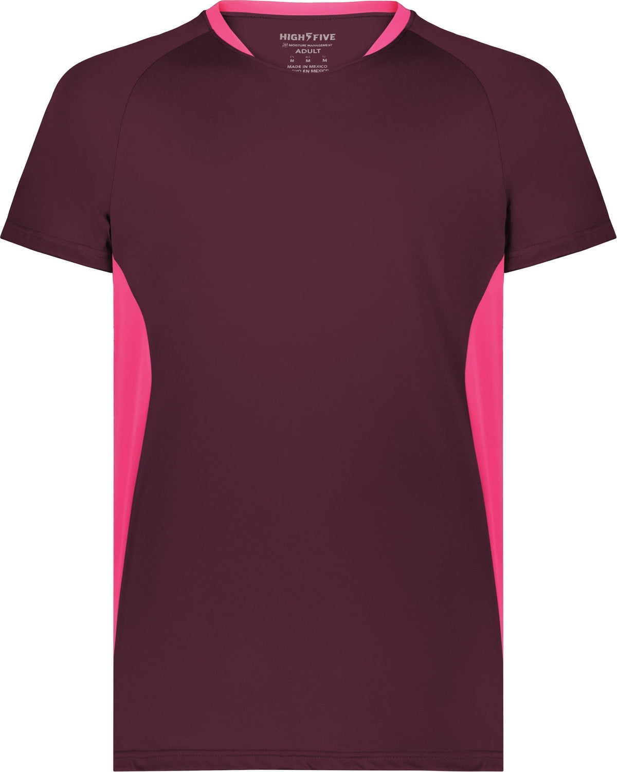 Augusta 322241 Youth Octane Jersey - Maroon Power Pink