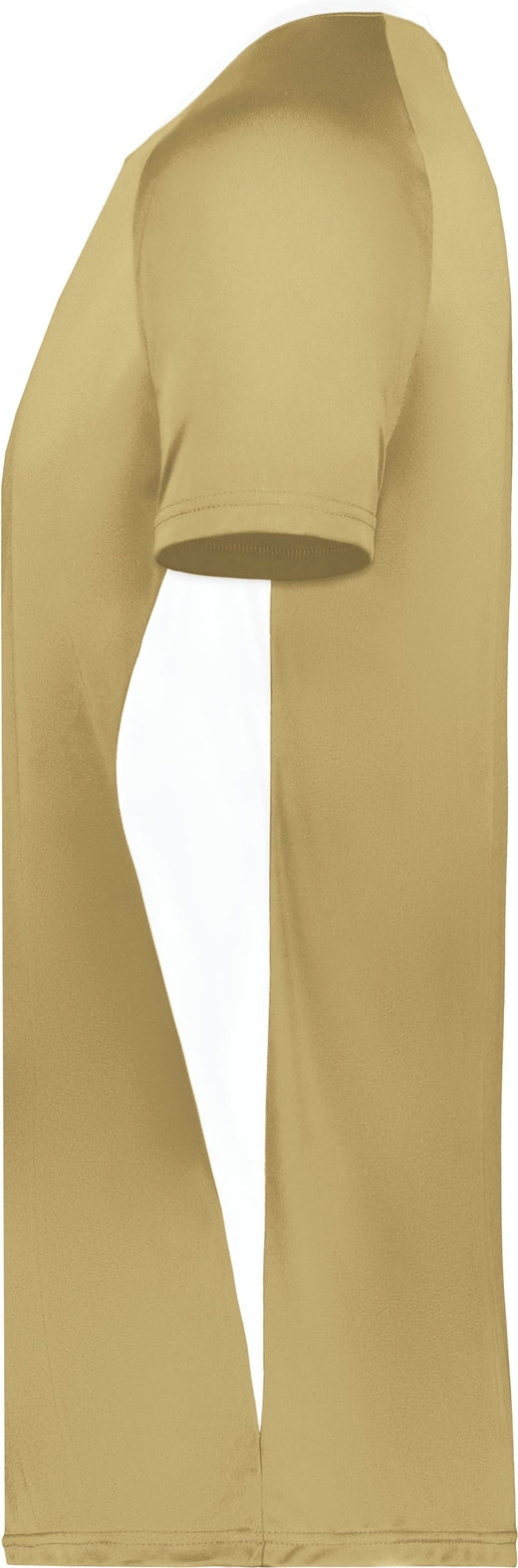 Augusta 322241 Youth Octane Jersey - Vegas Gold White