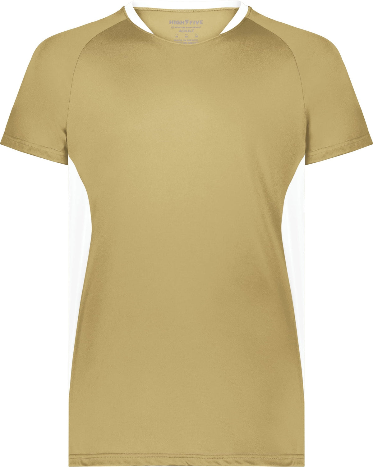 Augusta 322241 Youth Octane Jersey - Vegas Gold White