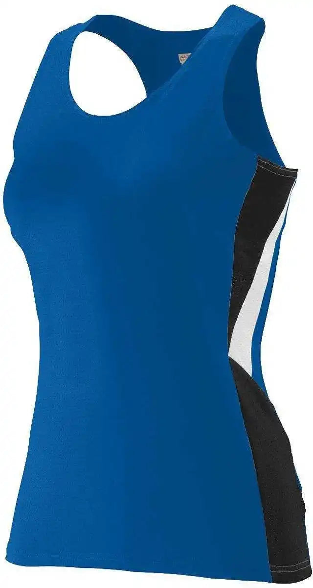Augusta 334 Ladies Sprint Jersey - Royal Black White