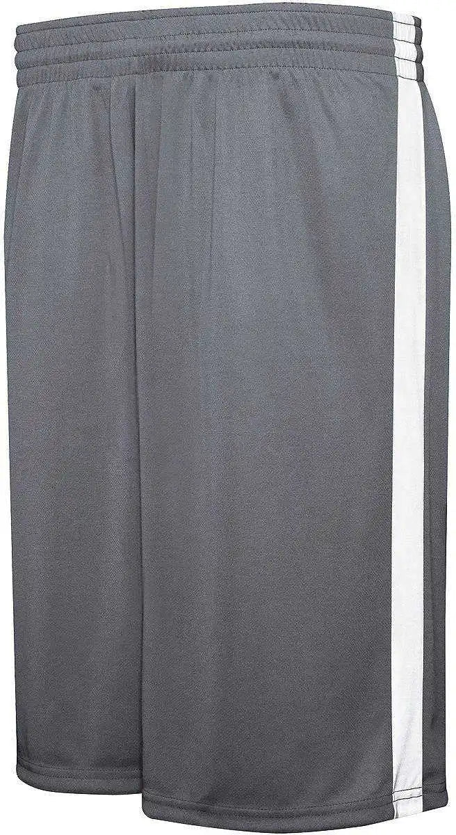 Augusta 335870 Adult Competition Reversible Short - Graphite White