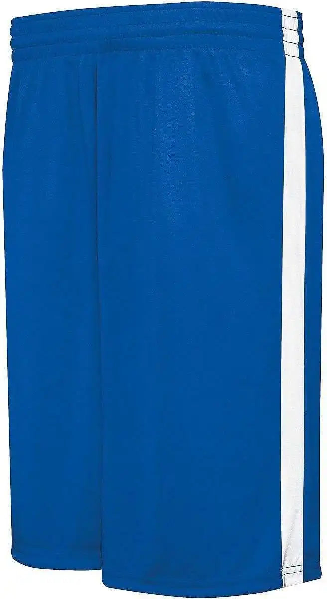 Augusta 335871 Youth Competition Reversible Short - Royal White