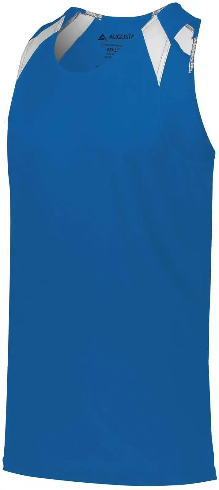 Augusta 343 Overspeed Track Jersey - Royal White