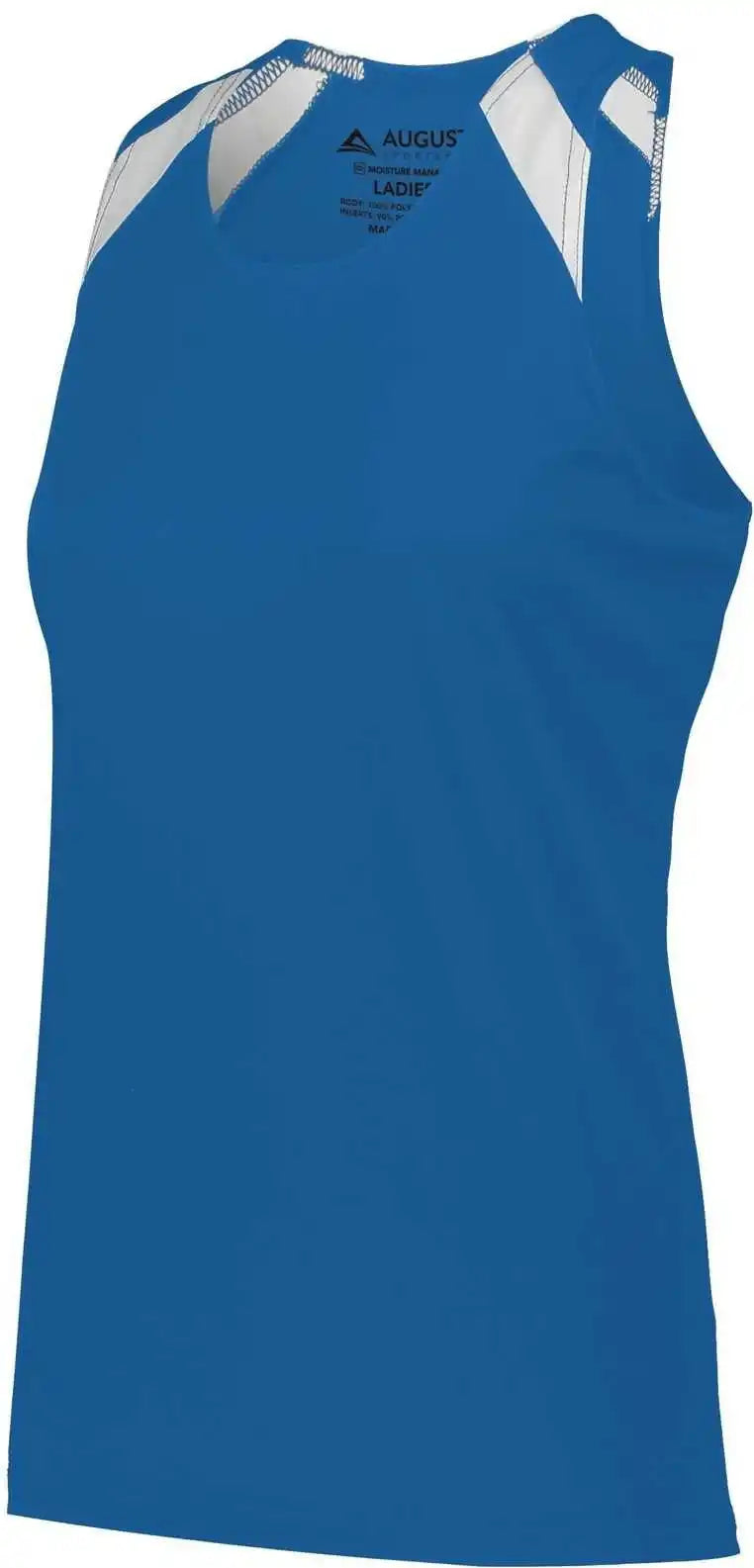 Augusta 348 Ladies Overspeed Track Jersey - Royal White