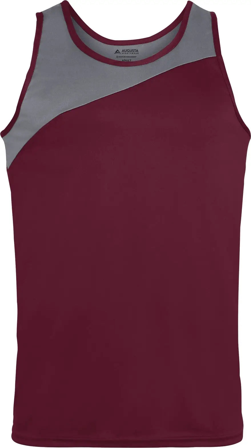 Augusta 352 Accelerate Jersey - Maroon Graphite