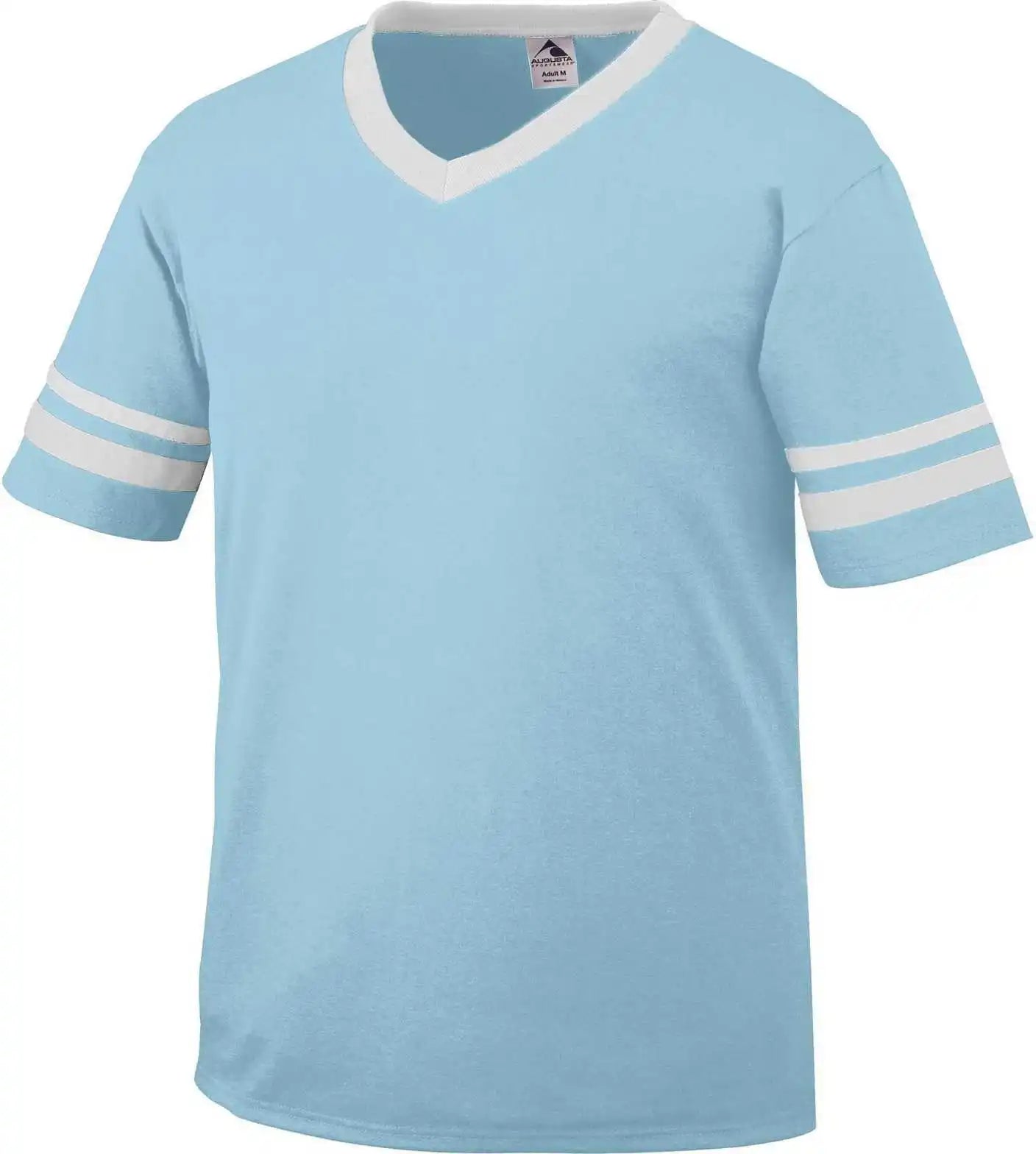 Augusta 360 Sleeve Stripe Jersey - Aqua White