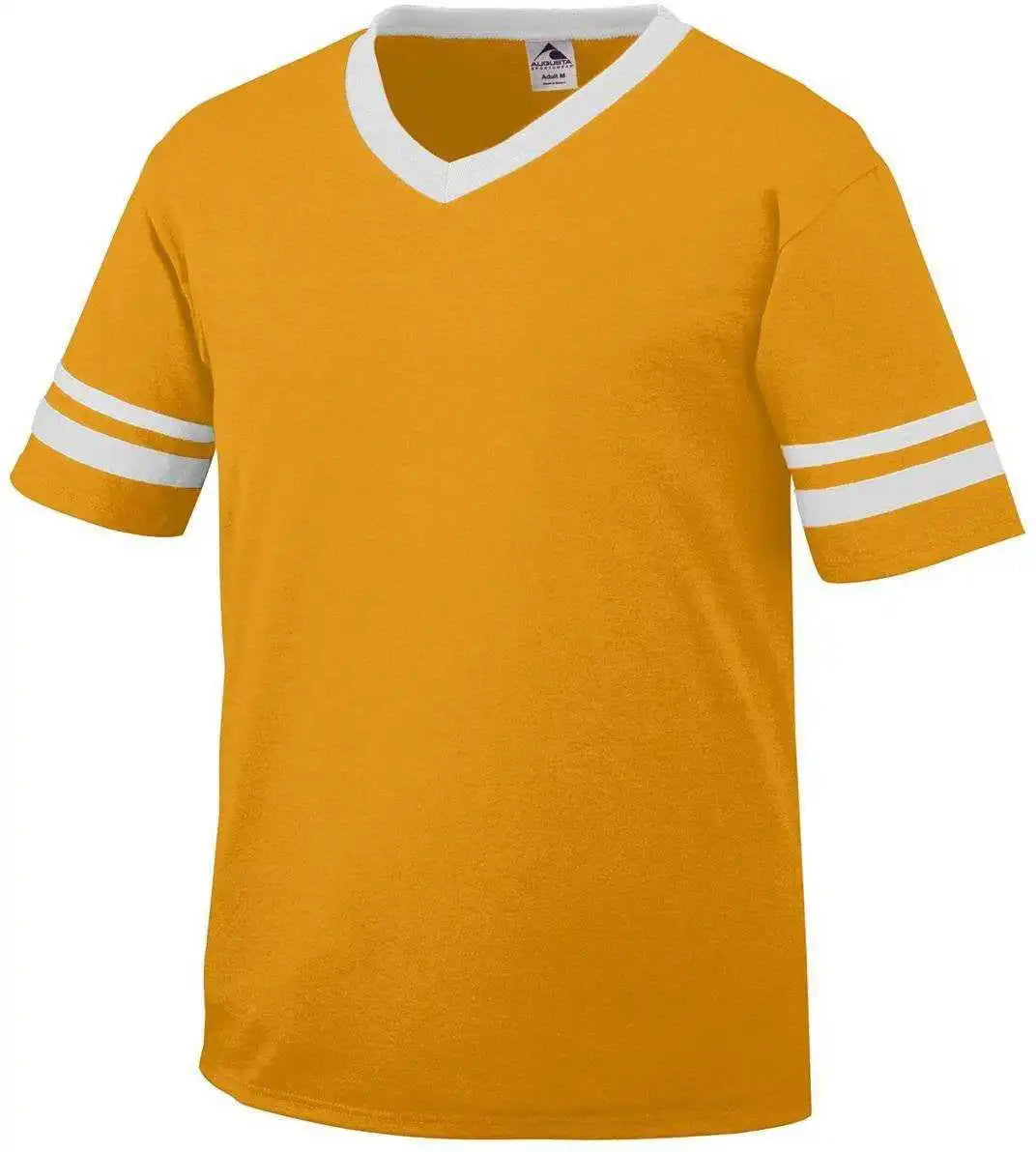 Augusta 360 Sleeve Stripe Jersey - Gold White