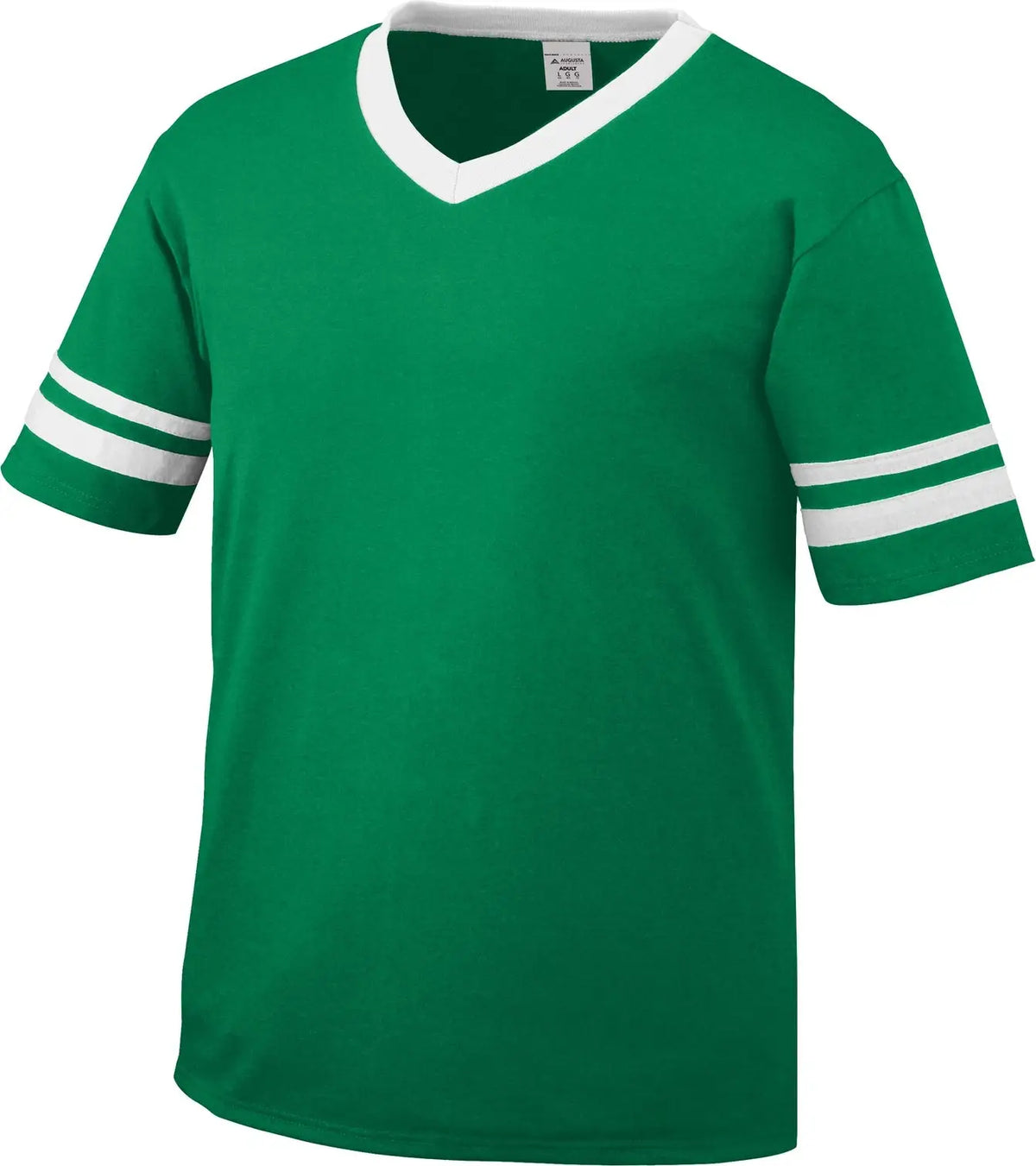 Augusta 360 Sleeve Stripe Jersey - Kelly White - Adult s