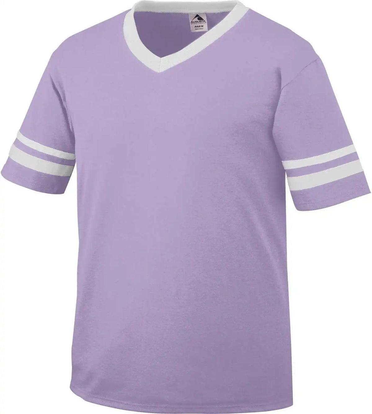 Augusta 360 Sleeve Stripe Jersey Light Lavender White