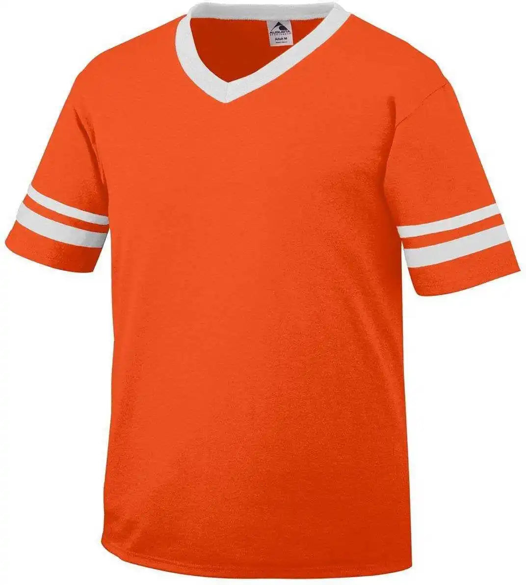 Augusta 360 Sleeve Stripe Jersey - Orange White