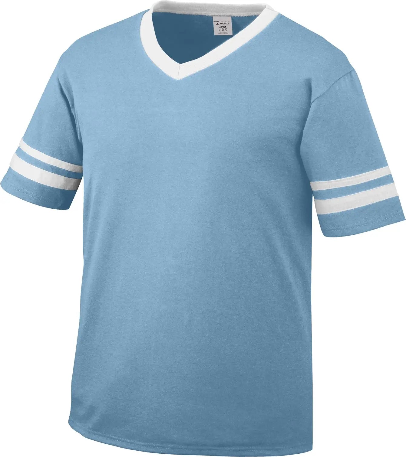 Augusta 361 Sleeve Stripe Jersey - Light Blue White - Youth s