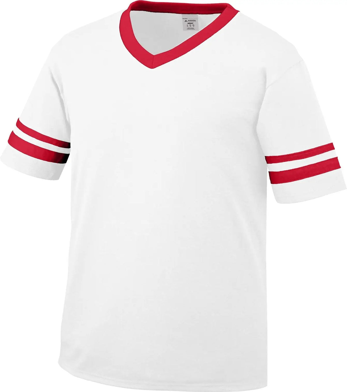 Augusta 361 Sleeve Stripe Jersey - White Red - Youth s