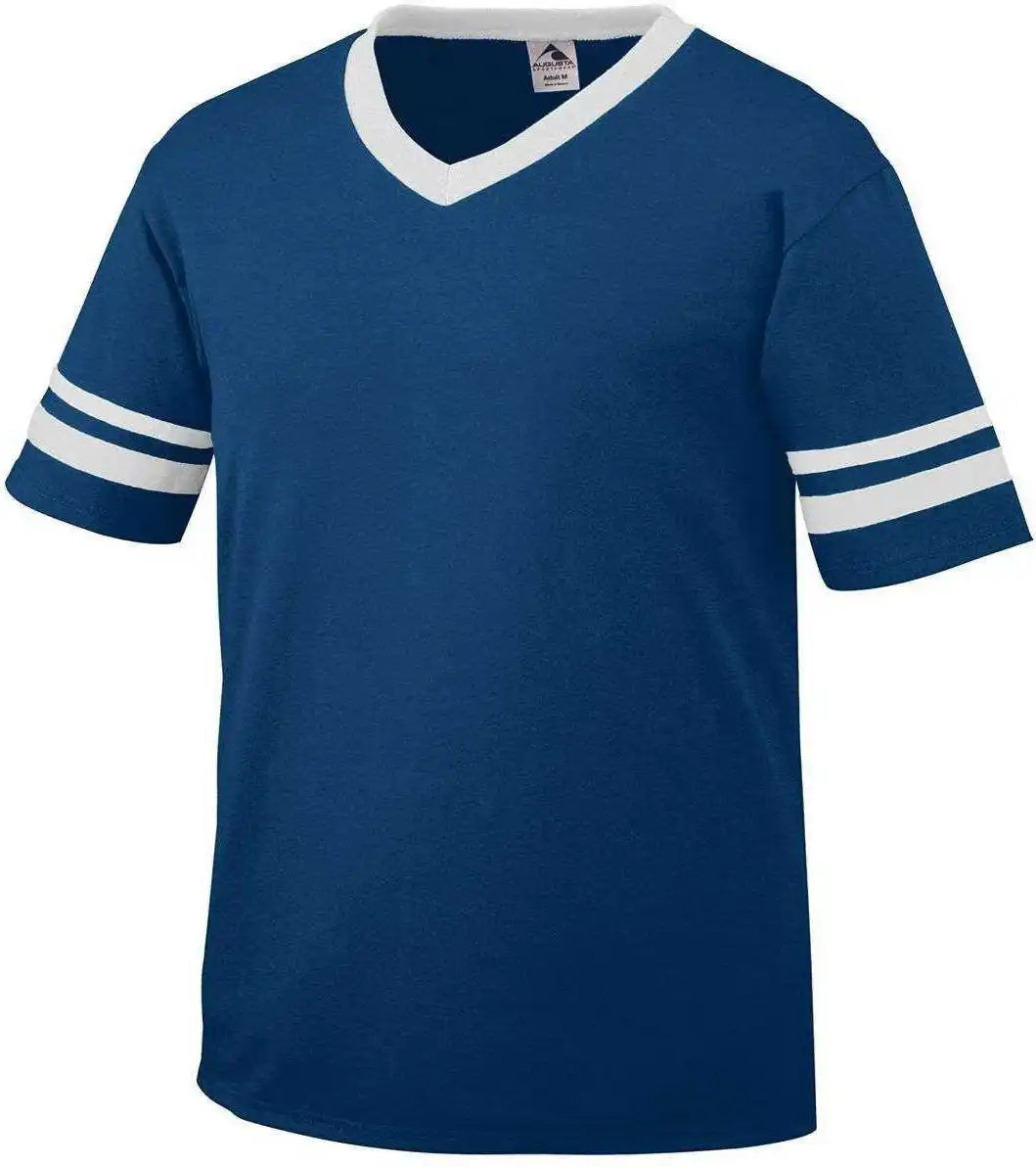 Augusta 361 Sleeve Stripe Jersey - Youth - Navy White