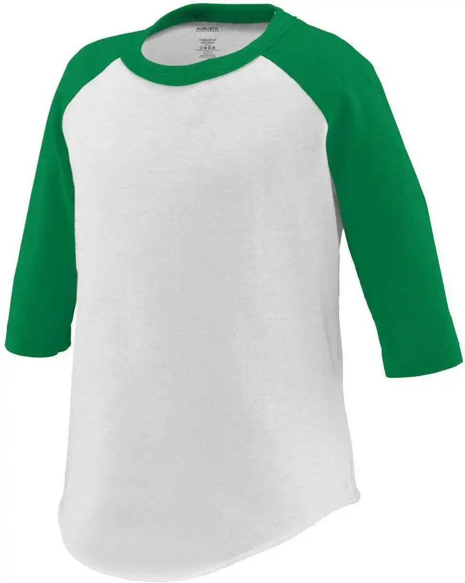 Augusta 422 Baseball Jersey - Toddler - White Kelly