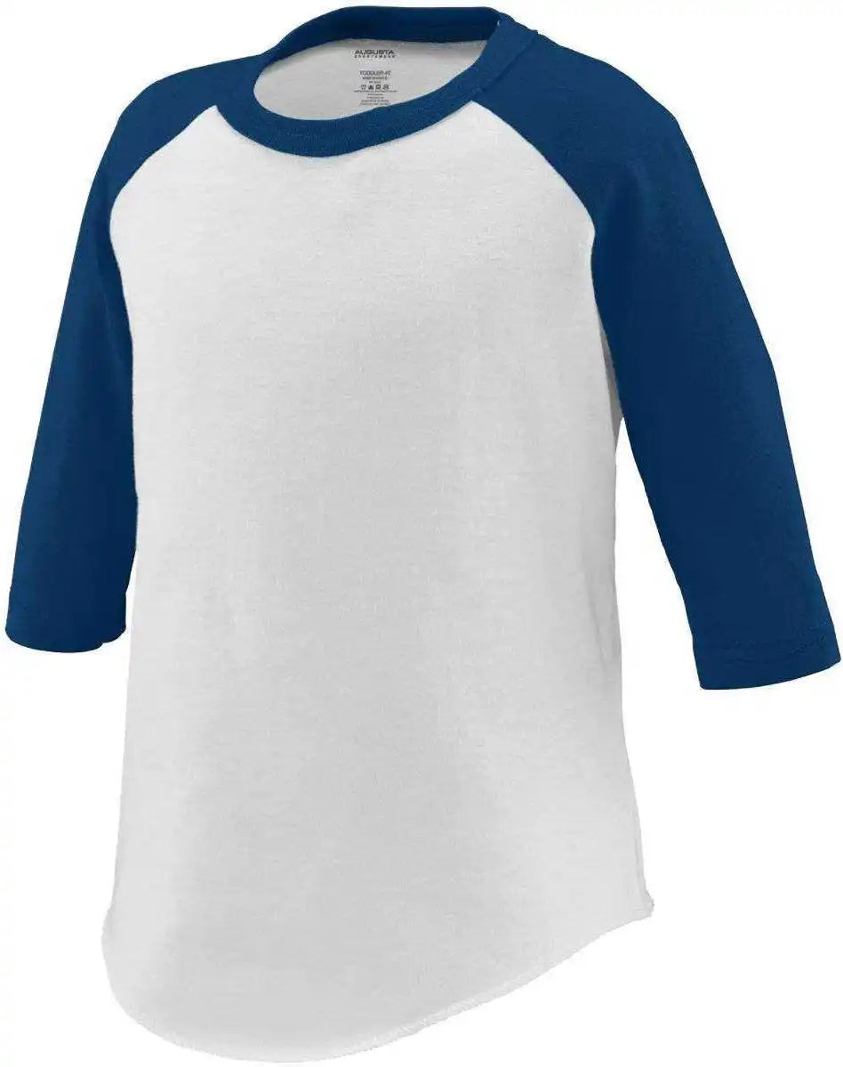 Augusta 422 Baseball Jersey - Toddler - White Navy