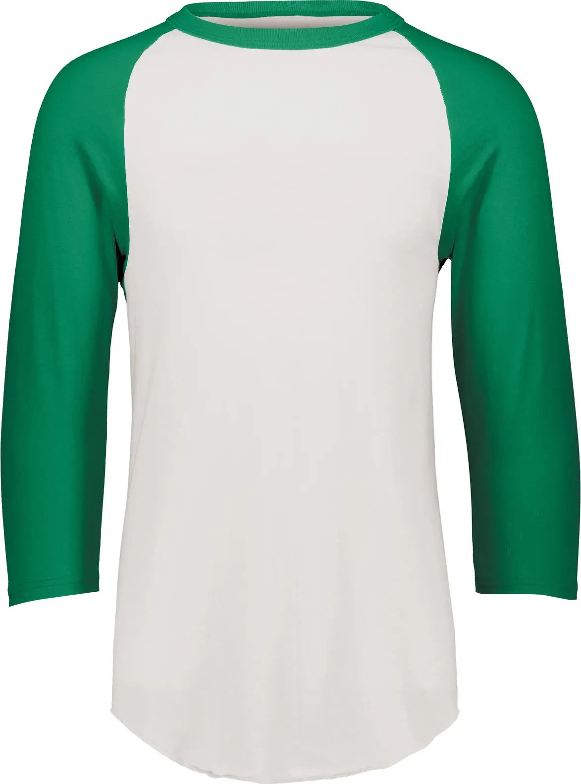 Augusta 422 Toddler Baseball Tee - White Kelly