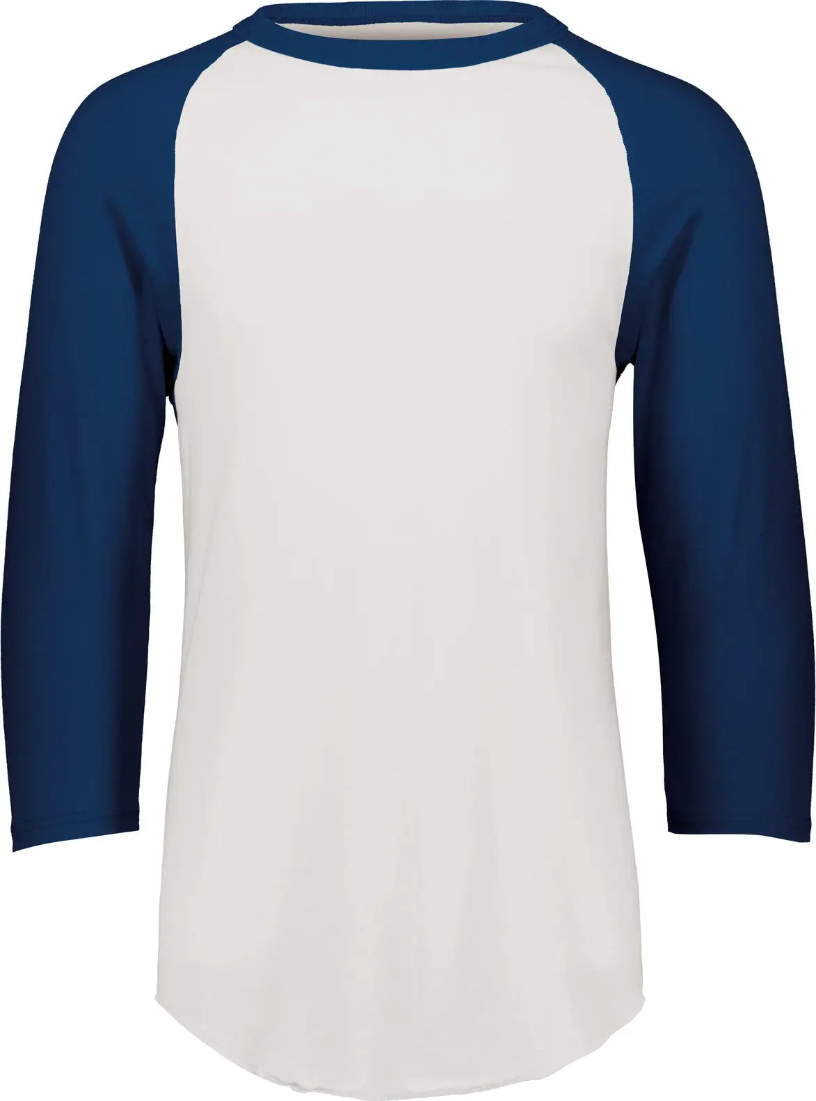Augusta 422 Toddler Baseball Tee - White Navy