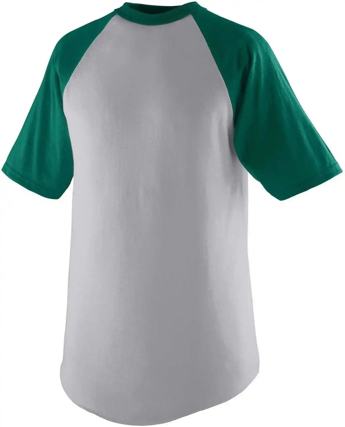 Augusta 423 Short Sleeve Baseball Jersey Athletic Heather Dark Green