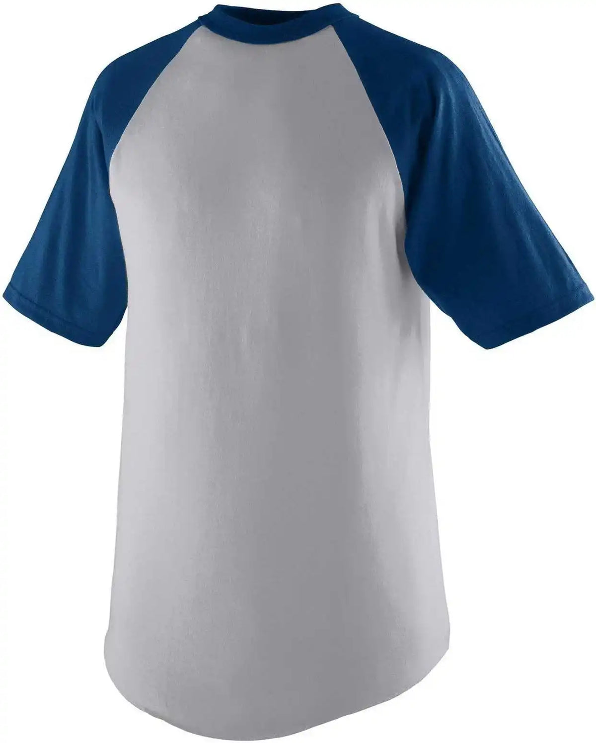 Augusta 423 Short Sleeve Baseball Jersey Athletic Heather Navy